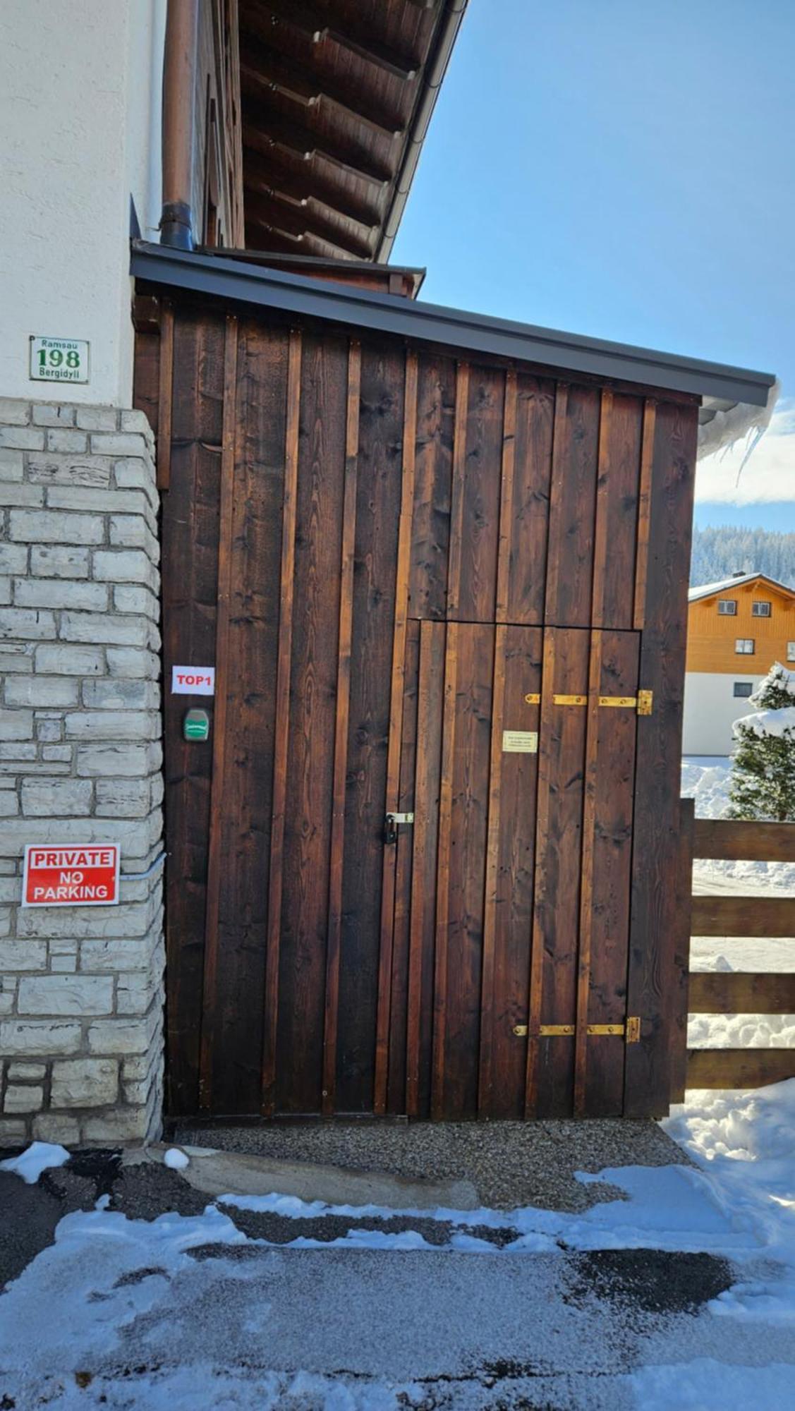 Bergidyll Top 1 Gartenwohnung Ramsau am Dachstein Exterior photo